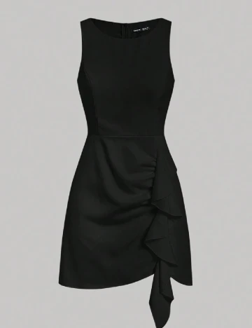 Rochie scurta SHEIN, negru Negru