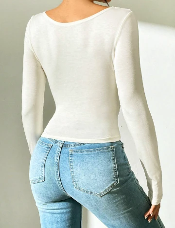 Bluza SHEIN, ecru