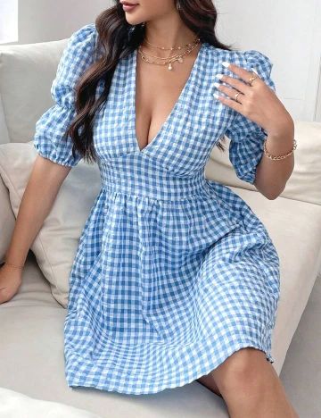 Rochie scurta SHEIN, albastru