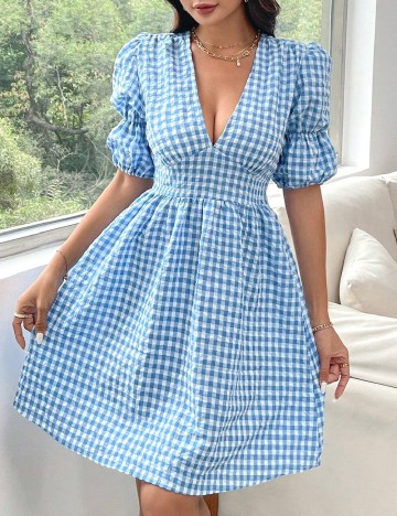 Rochie scurta SHEIN, albastru