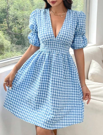Rochie scurta SHEIN, albastru