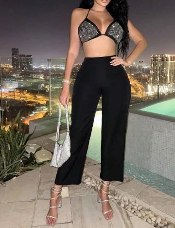 Compleu SHEIN, negru Negru