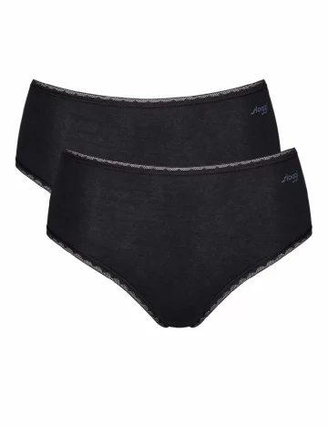 Set chiloti 2 perechi Sloggi by Triumph, negru Negru
