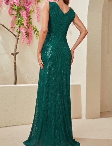 Rochie lunga Giffniseti, verde