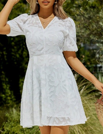 Rochie scurta SHEIN, alb