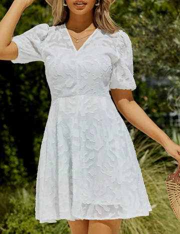 Rochie scurta SHEIN, alb