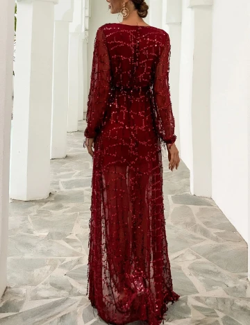 Rochie lunga SHEIN, rosu