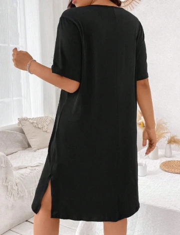 Rochie medie SHEIN CURVE, negru Negru