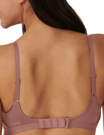 Sutien Sloggi by Triumph Plus Size, roz pudra inchis Roz