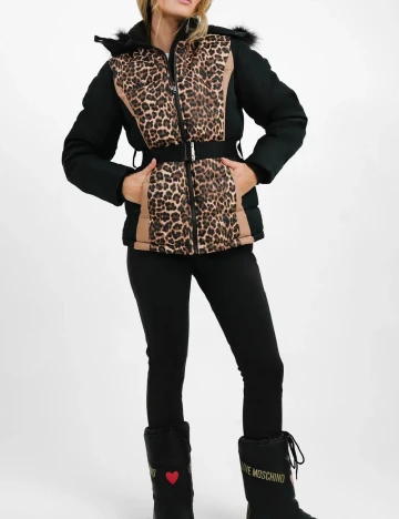Geaca Threadbare, animal print Animal print