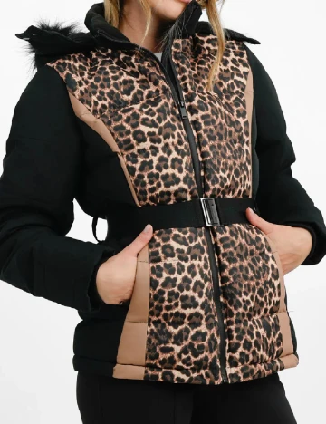 Geaca Threadbare, animal print Animal print