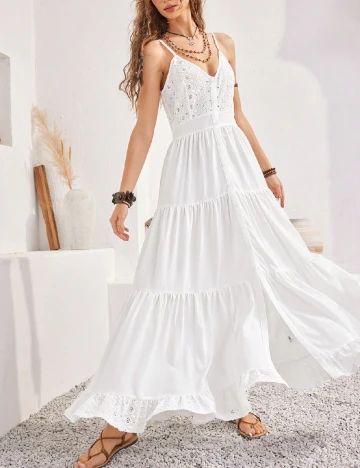 Rochie lunga SHEIN, alb