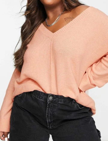 Bluza Oversize M Lounge, piersica Portocaliu