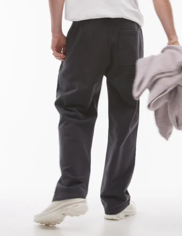 Pantaloni Topman, gri inchis