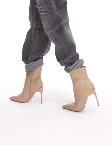 Botine Top Shop, crem Crem
