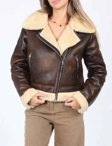 Geaca Stradivarius, maro Maro