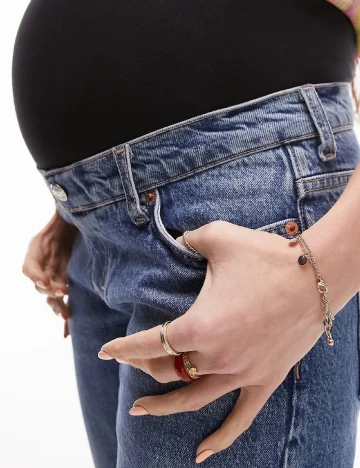 Blugi Asos Maternity, albastru Albastru