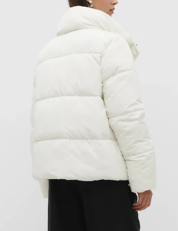 Geaca Stradivarius, alb Alb