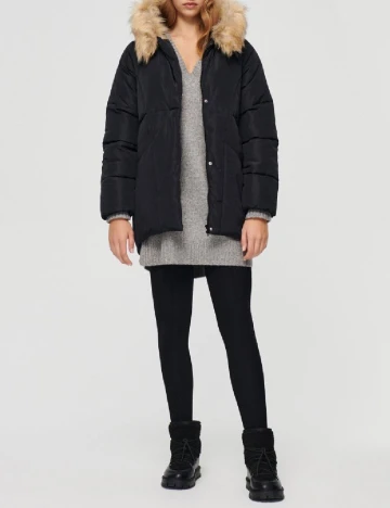 Geaca House Brand, negru Negru