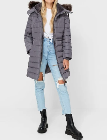 Geaca Stradivarius, gri Gri