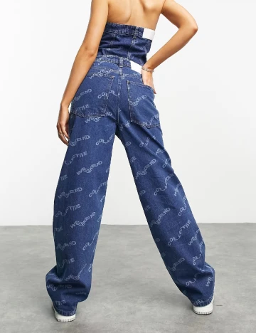 Blugi ASOS Curve, albastru