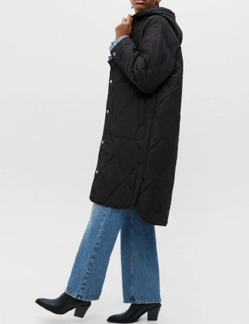 Geaca Pull&Bear, negru Negru