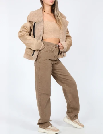 Jacheta Stradivarius, crem Crem