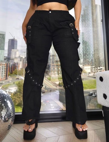 
						Blugi Labelrail x Holly Marston, negru