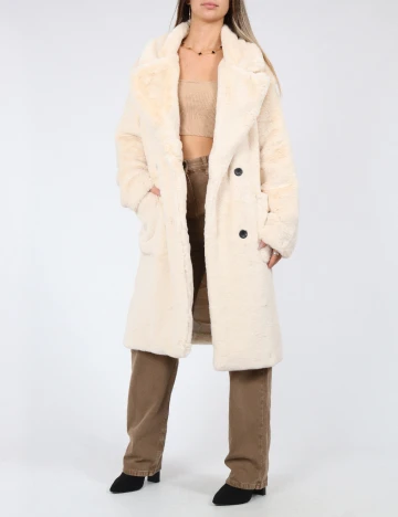 Palton Zara, crem