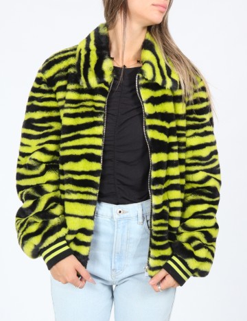 Jacheta Only, verde/negru