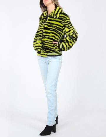 Jacheta Only, verde/negru