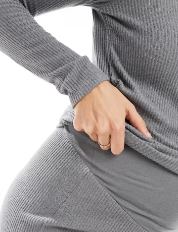 Pijama Hunkemöller Maternity, gri Gri