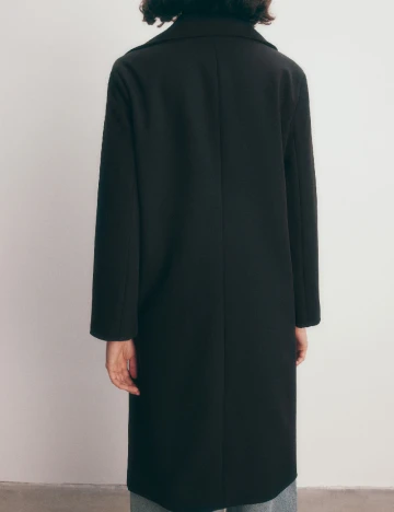 Palton Reserved, negru Negru