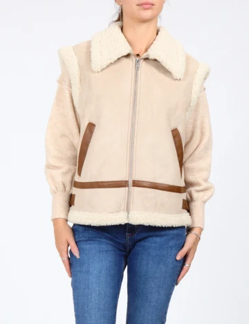 Vesta Vero Moda, crem