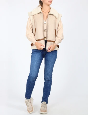 Vesta Vero Moda, crem