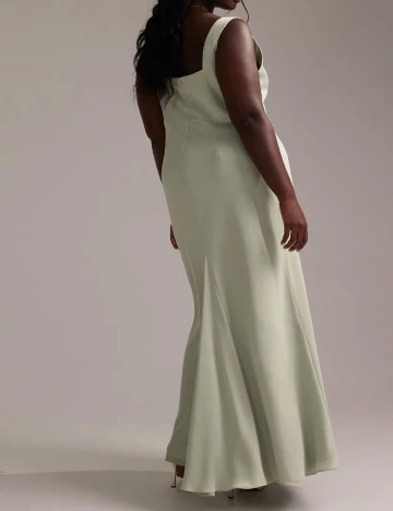 Rochie lunga ASOS Curve, verde Verde