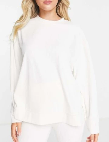 Compleu ASOS, ecru Alb