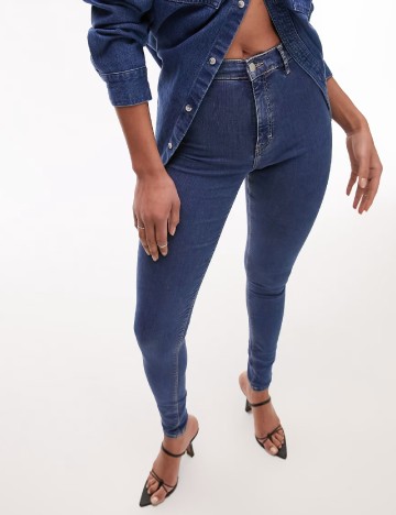 Blugi Top Shop, albastru