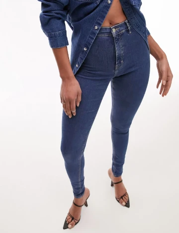 Blugi Top Shop, albastru Albastru
