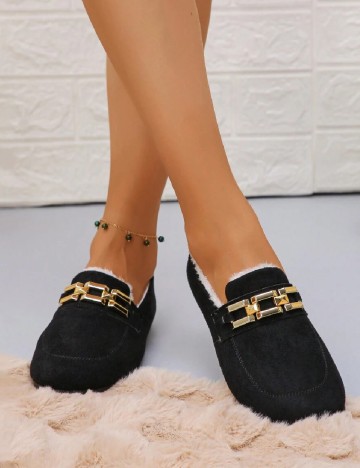Mocasini SHEIN, negru
