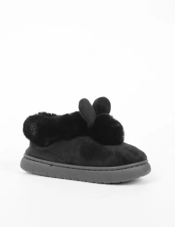 Papuci de Casa SHEIN, negru Negru