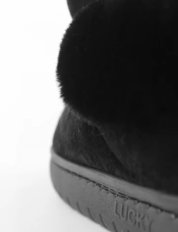 Papuci de Casa SHEIN, negru Negru