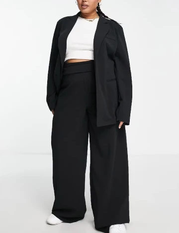 Blazer ASOS Curve, negru Negru