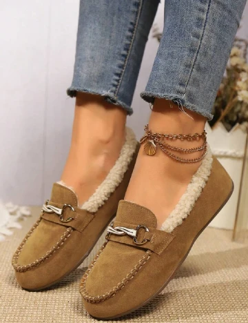 Mocasini SHEIN, maro Maro