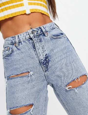Blugi Top Shop, albastru
