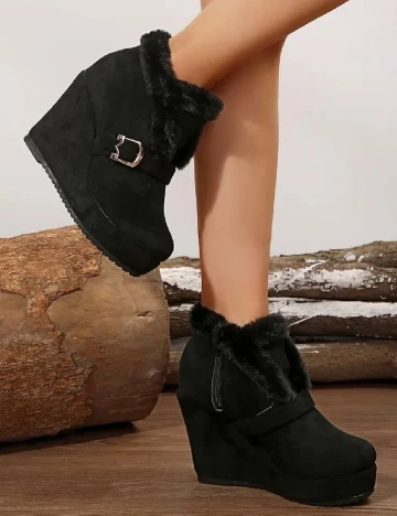 Botine SHEIN, negru