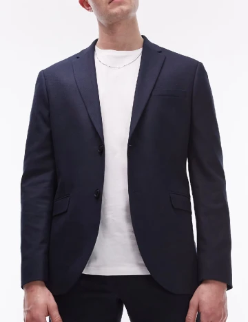 Sacou Topman, albastru Albastru
