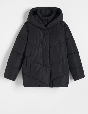 Geaca Reserved, negru Negru