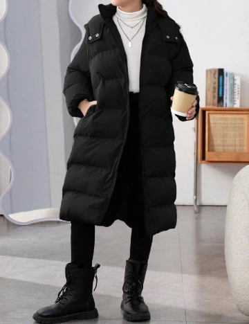 Geaca Shein Kids, negru