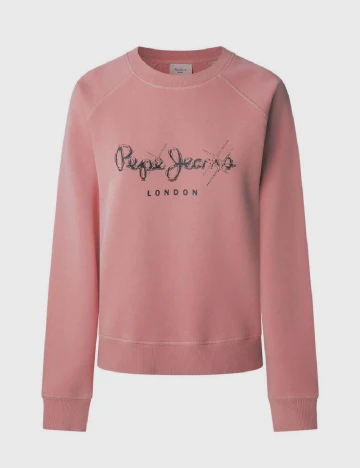 Bluza Pepe Jeans, roz pudra Roz